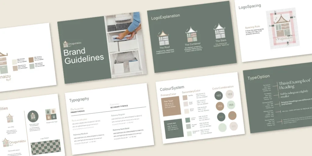 Orugunaizu by JT 12 Brand Guidelines Work by CrativeStudio