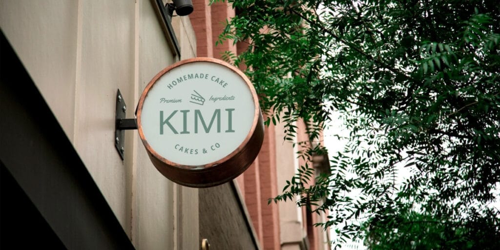 KIMI Cakes & Co 7 KIMI Logo Mockup