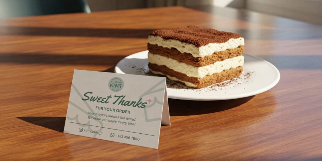 KIMI Cakes & Co 6 KIMI Thank You Card