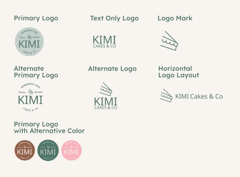 Logo System Brand Identity Logo System-Crative Studio